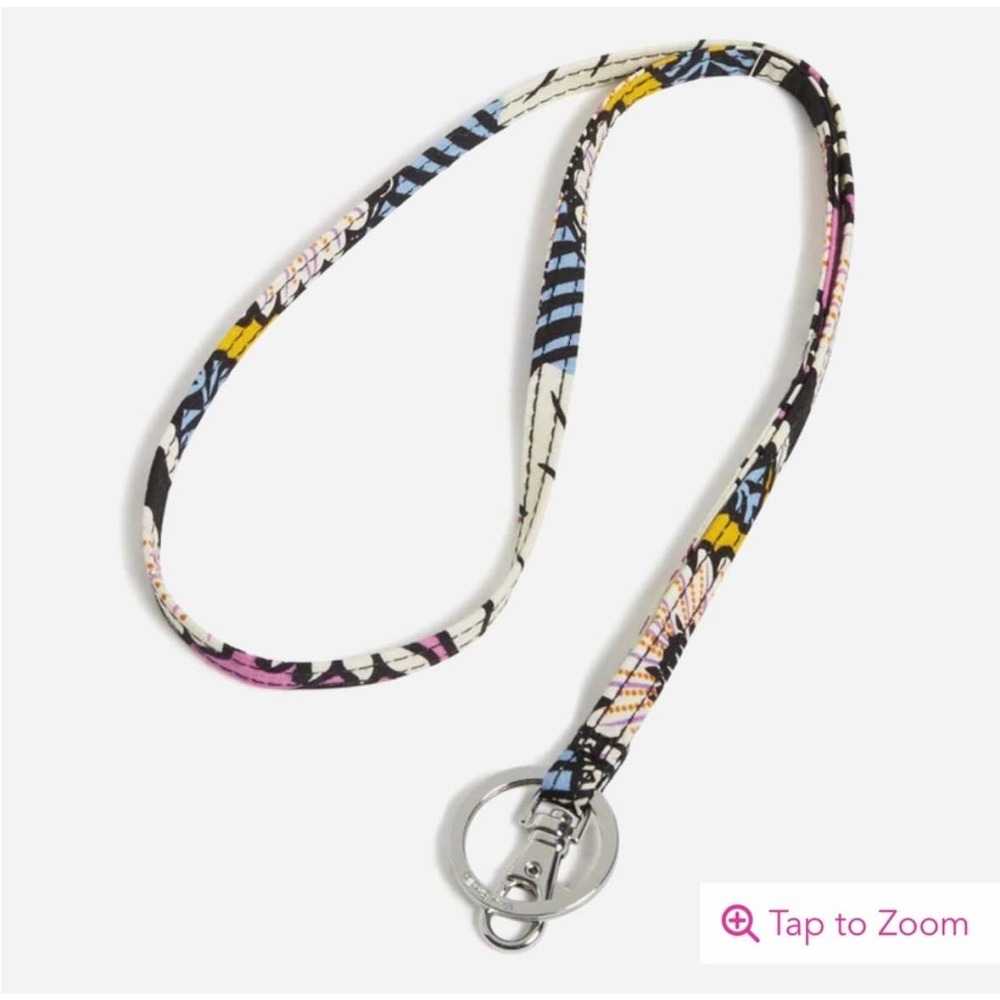 NWT Vera Bradley Factory Style Lanyard in Cotton